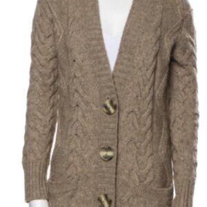 Vince V-Neck Long Sweater Size: L